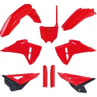 polisport off road Restyling-Kit für Honda CRF 250R/450R 22'-24' Gabelschutzblech Rot