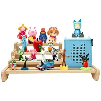 Cesujowaz 3-Tier Regal für Tonie-Figuren, Tischregal für Toniebox 1/2, Aufbewahrung von Tonies Figuren & Charakteren, Dekoration und Display für Kinderzimmer
