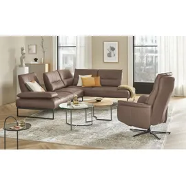 HIMOLLA Ecksofa 9360 ¦ braun ¦ Maße (cm): B: 274 H: 93 T: 307.0
