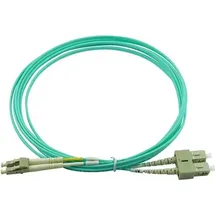 BlueOptics Duplex LWL Patchkabel, LC-SC Multimode OM3, 0.5 Meter, (0.50 m), Netzwerkkabel