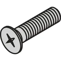 Schroff Senkkopfschraube mit Kreuzschlitz - SENKSCHR.M.KR.M2,5X12 100ST
