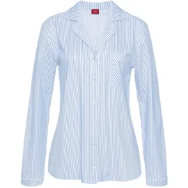 s.Oliver Pyjamaoberteil gestreift Blau 32/34