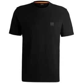 Boss Tales 10242631 Short Sleeve T-Shirt mit Label-Print Modell Black, L