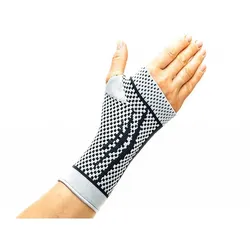 Antar Handgelenkbandage mit Silikonverstärkungen sorgen für eine leichte Kompression am Handgelenk 1 St grau