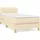 vidaXL Boxspringbett 90 x 200 cm Creme