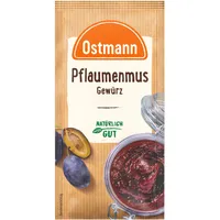 Ostmann Gewürze - Pflaumenmus Gewürz | Zum Würzen von Quarkspeisen und fruchtigen Saucen | 15 g im Beutel