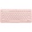 Multi-Device Tastatur Bluetooth QWERTY Italienisch Pink