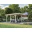 Einzel-Carport 315 x 372 cm Dunkelgrau lackiert