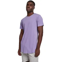 URBAN CLASSICS Shaped Long Tee T-Shirt, Mehrfarbig (Lavender 00928), S