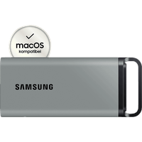 Samsung PSSD T5 EVO Festplatte, 4 TB SSD, extern, Grau