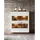 Harper Highboard 110 x 136 x 40 cm Weiß