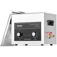 Vevor 10L Ultraschallreiniger mit Heiztimer & Korb, digitale Schallkavitationsmaschine,