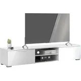 CaliCosy Match TV-Board 172,7 cm Höhe 33 cm Weiß Metall/Spanplatte/Holzwerkstoff