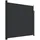 vidaXL Aluminium Seitenmarkise 200 x 500 cm Schwarz