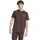 TOFFS Essentials Single Jersey 3-Streifen T-Shirt Shadow Brown S