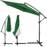 Kingsleeve Ampelschirm Grün Alu Ø300cm UV-Schutz 50+ - Abdeckung