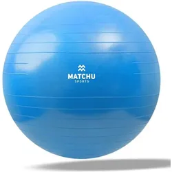 Gymnastikball - Fitness ball - 75 cm - Blau 75 CM