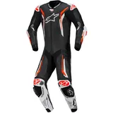 Alpinestars GP Tech V5 Lederkombi - Schwarz/Weiß/Neon-Rot - 54