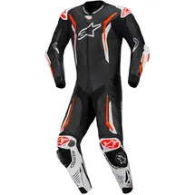 Alpinestars GP Tech V5 Lederkombi - Schwarz/Weiß/Neon-Rot - 54