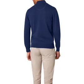 Pierre Cardin Strickjacke "Strickjacke StKrgRV", Herren, Gr. XL, blau (navy blazer), Strick, Obermaterial: 100% Baumwolle, unifarben, regular fit normal, ohne Ausschnitt, Rippbündchen, Strickjacken Strickjacke, mit Taschen
