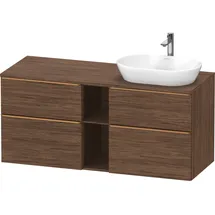 Duravit D-Neo Konsolenwaschtischunterbau wandhängend Nussbaum dunkel Matt 1400x550x664 mm à DE4970R0 DE4970R04210000,