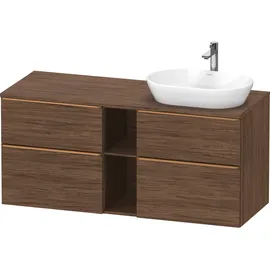 Duravit D-Neo Konsolenwaschtischunterbau wandhängend Nussbaum dunkel Matt 1400x550x664 mm à DE4970R0 DE4970R04210000,