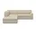 DOMO collection Ecksofa DOMO COLLECTION "Topper zeitlos elegant, kompakte StellmaßeL-Form", beige (creme), B:237cm H:78cm T:200cm, Sofas, Ecksofa, mit Ottomane, wahlweise mit Schlaffunktion