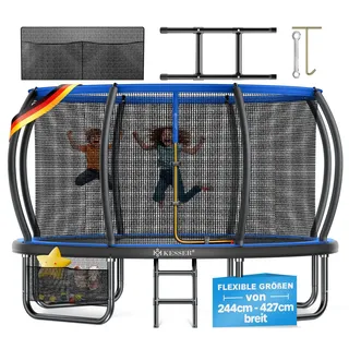 Kesser Trampolin Outdoor 305 cm inkl. Sicherheitsnetz Blau