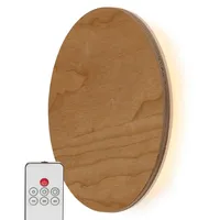 NORTHPOINT LED Wandleuchte Indirektes Licht Echtholz (Fernbedienung mit Timer)