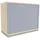 FM Büromöbel Rollladenschrank Kunststoff 100 cm braun