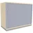 FM Büromöbel Rollladenschrank Kunststoff 100 cm braun