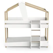 Demeyere Etagenbett Timber 90 x 200 cm Eiche lackiert