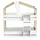 Demeyere Etagenbett Timber 90 x 200 cm Eiche lackiert