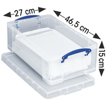 Really Useful Box Aufbewahrungsbox 12C 46,5x27x15,5cm 12l transparent