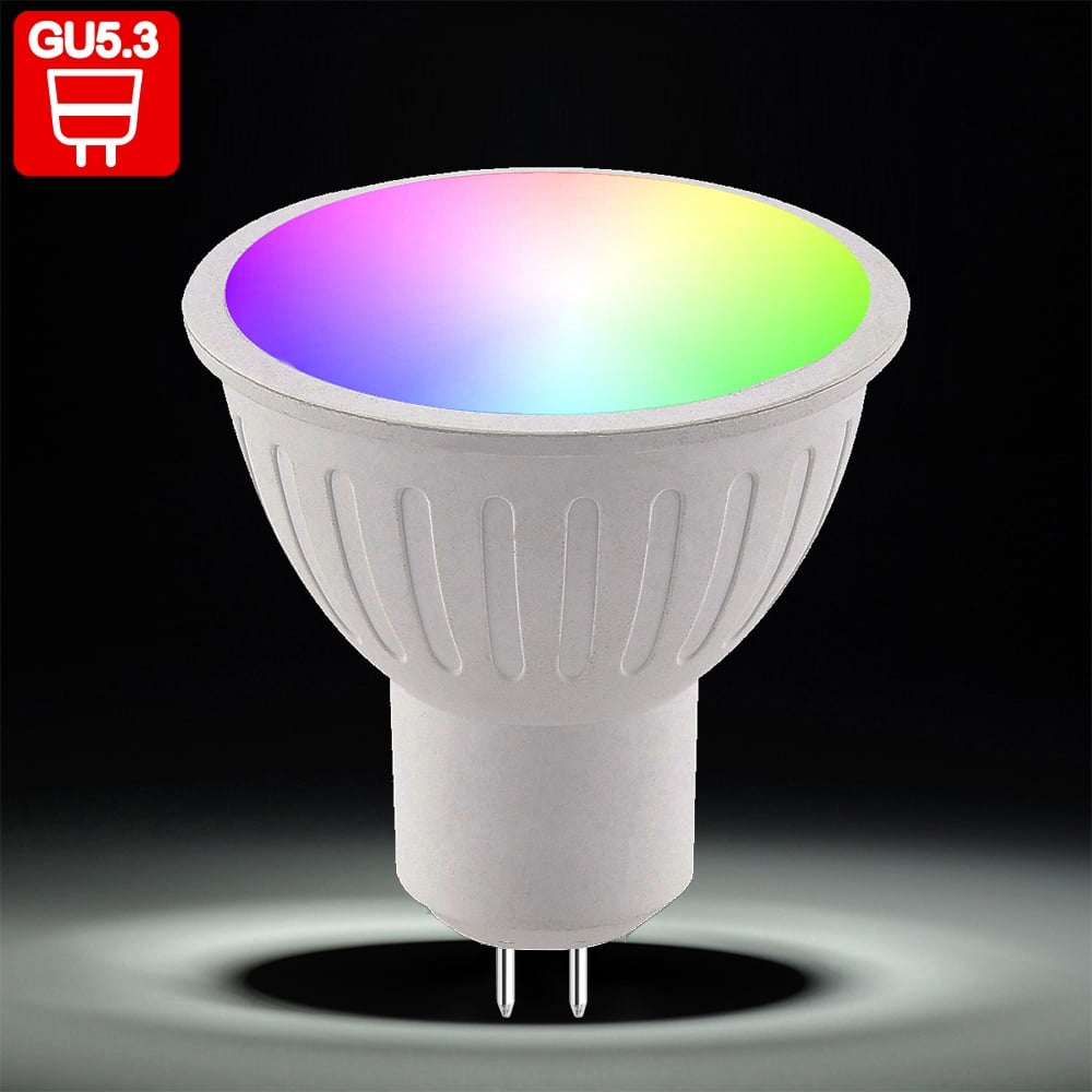 2er-Set RGB GU5 3, Farbwechsel GU5 3, Fernbedienung GU5 3, RGB Leuchtmittel GU5 3, RGB Spot GU5 3, RGB Reflektorlampe GU5 3, RGB Strahler GU5 3