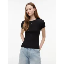 Tommy Hilfiger Dw0dw17383 Kurzarm-T-Shirt Black XS