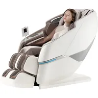 ROTAI Massagesessel 4D mit Doppelmotor, SL-Schiene & Zero-Gravity, Rückenheizung, Bluetooth-Lautsprecher – Tiefengewebe-Ganzkörpermassage für Zuhause