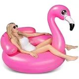 JOYIN 45“/112Cm Fancy Aufblasbar Flamingo Schwimmring Swimmingpool-Flöße Wasser