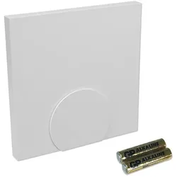 Raumbediengerät Alpha 2 Funksender - für verdeckte Bedienung - Gehäuse reinweiß