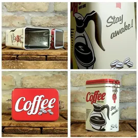 Nostalgic-Art Kaffeedose eckig braun 1,3 l