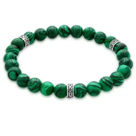 KUZZOI Herren Armband aus Resin in Grün 23 cm