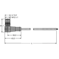 TURCK PROFIBUS-Leitung WSSW 456-10M-OBS