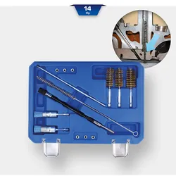 Brilliant Tools Injektorsitz- und Schacht-Reinigungs-Satz, 14-tlg - BT551380