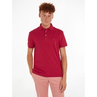 Tommy Hilfiger Poloshirt »1985 SLIM POLO«, Markenstickerei, aus Baumwoll-Piqué, Gr. L, Royal Berry, , 75098750-L