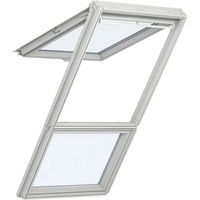 VELUX Dachfenster Lichtlösung GPL GIL LICHTBAND Holz weiß lackiert THERMO Klapp-Schwingfenster, 78x98/92 cm (MK04)