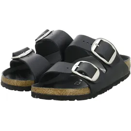 Birkenstock Damen Arizona Big Buckle Sandalen braun, Schwarz(black), 35 EU schmal