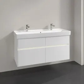Villeroy & Boch Waschbeckenunterschrank Collaro 4 Auszüge 115,4 x 54,6 x 44,4 cm Weiß
