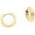 Boccia Titanium Creolen 0563-06 Titan goldplattiert