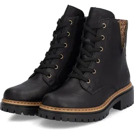Rieker Schnürstiefeletten in Schwarz | Gr.: 40