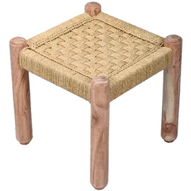 Marrakesch Orient & Mediterran Interior Hocker Josue 36 x 36 x 36 cm Beige